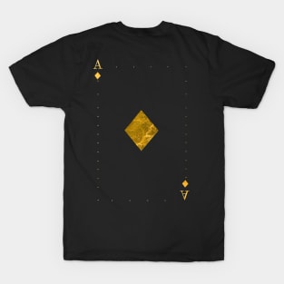 Ace of Diamonds - Golden cards T-Shirt